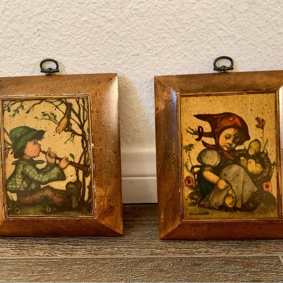 Vintage Set Of Two Hummel Sping Bird Prints 1969s - Picture 1 of 8